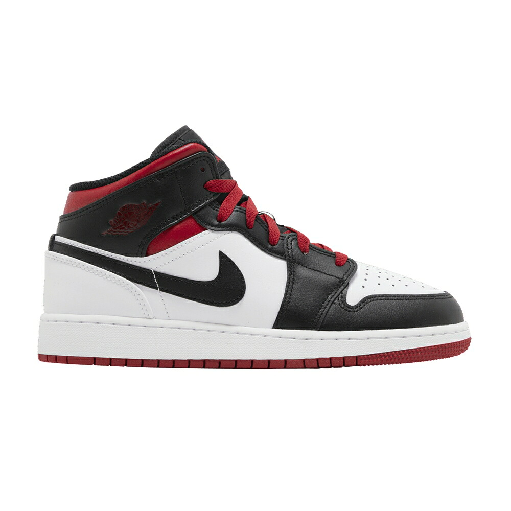ナイキ ミッド 赤 レッド 黒色 ブラック 白色 ホワイト エアジョーダン 'GYM TOE' ジュニア キッズ AIR JORDAN AIR JORDAN 1 MID GS RED BLACK / WHITE GYM RED BLACK ベビー マタニティ スニーカー