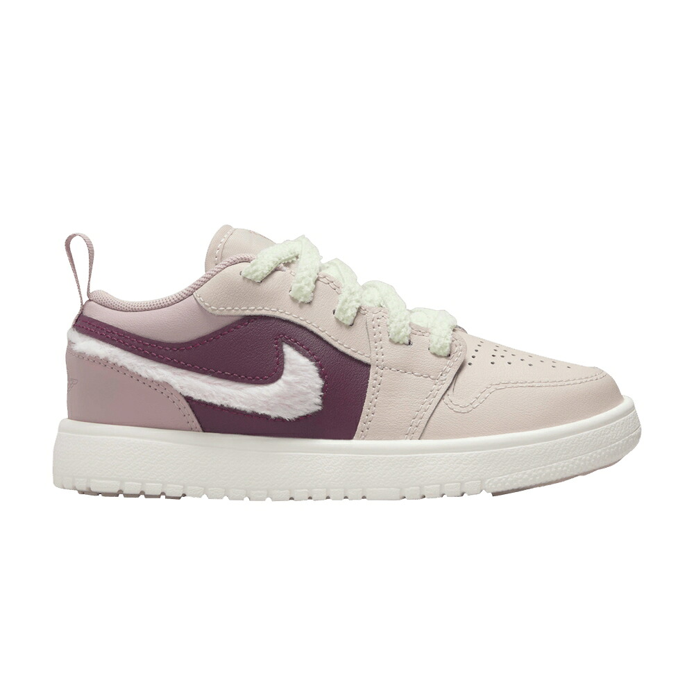 ナイキ レジェンド 茶色 ブラウン ピンク オックスフォード エアジョーダン 'FUR SWOOSH' ジュニア キッズ AIR JORDAN AIR JORDAN 1 LOW ALT SE PS / LEGEND LIGHT BROWN PINK OXFORD ベビー マタニティ スニー