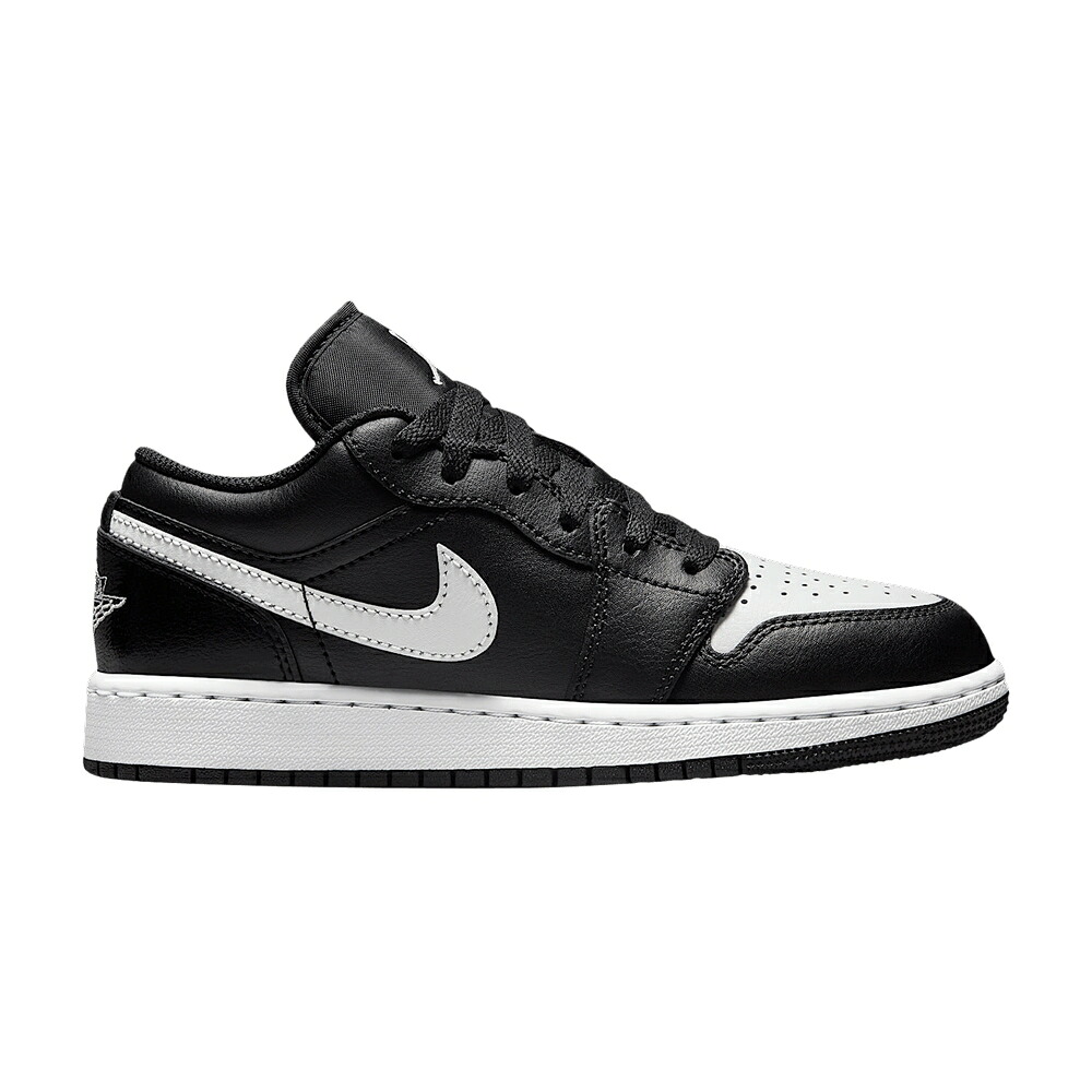 ナイキ 黒色 ブラック 白色 ホワイト エアジョーダン 'ORCA' ジュニア キッズ AIR JORDAN AIR JORDAN 1 LOW GS / BLACK SUMMIT WHITE ベビー マタニティ スニーカー