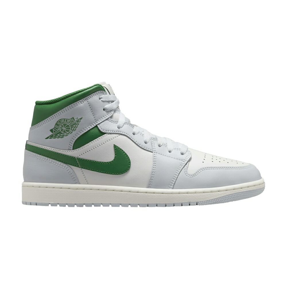 ナイキ ミッド 白色 ホワイト 緑 グリーン エアジョーダン 'SUMMIT GREEN' スニーカー メンズ AIR JORDAN AIR JORDAN 1 MID WHITE LUCKY / SUMMIT WHITE LUCKY GREEN LIGHT