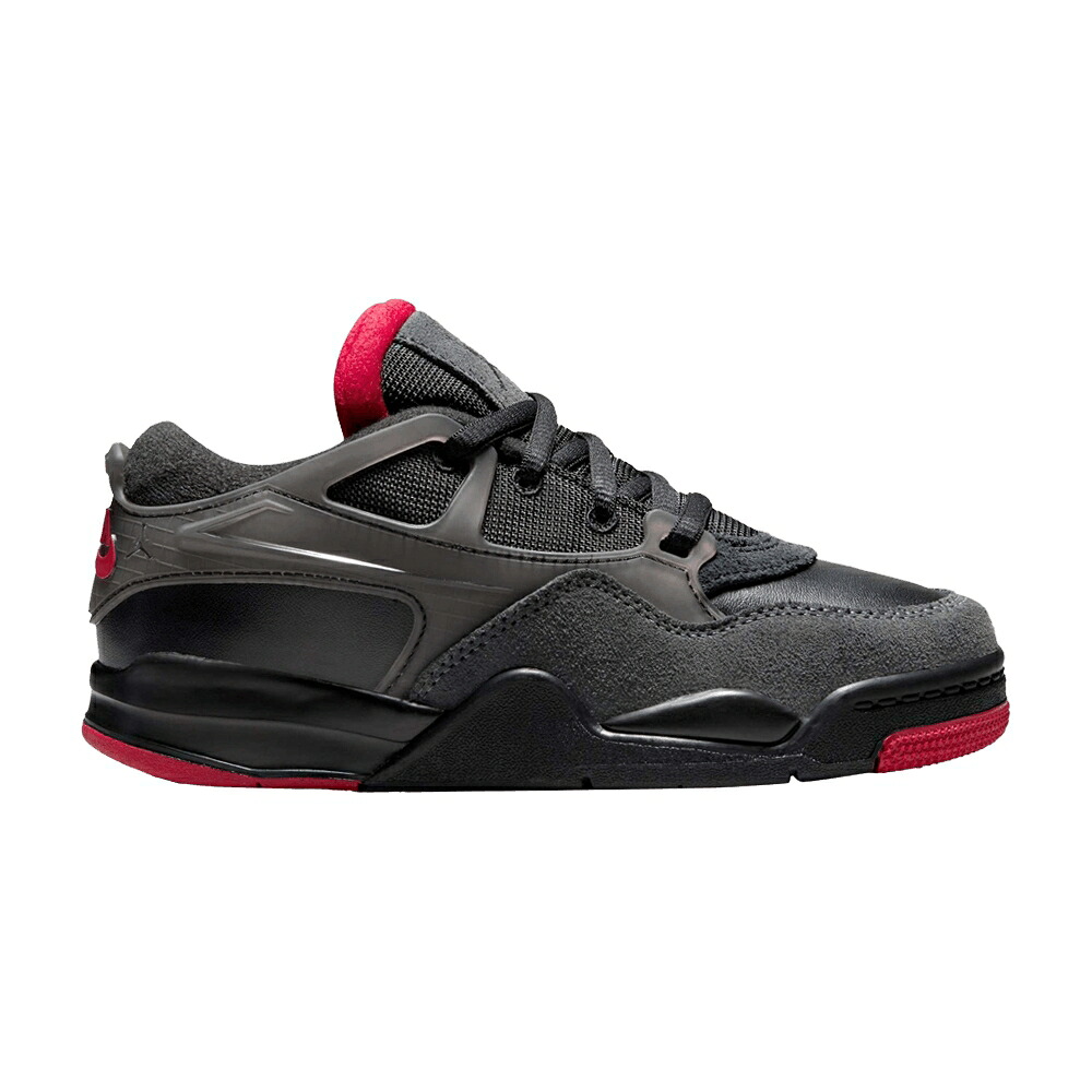 ナイキ 黒いこと 黒いこと 赤 赤いこと エアジョーダン \u0027BRED\u0027 お坊っちゃん キッズ AIR JORDAN AIR JORDAN 4 RM なおなお書き / BLACK VARSITY RED ANTHRACITE もの言う花 マタニティ スニーカー