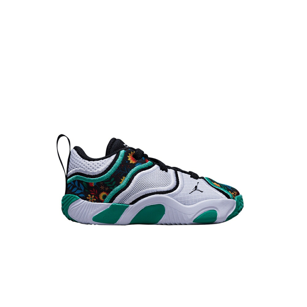 ナイキ 白色 ホワイト 黒色 ブラック 緑 グリーン エアジョーダン 'WELCOME ALTERNATE' ベビー AIR JORDAN AIR JORDAN TATUM 3 TD TO THE GARDEN / WHITE BLACK KINETIC GREEN