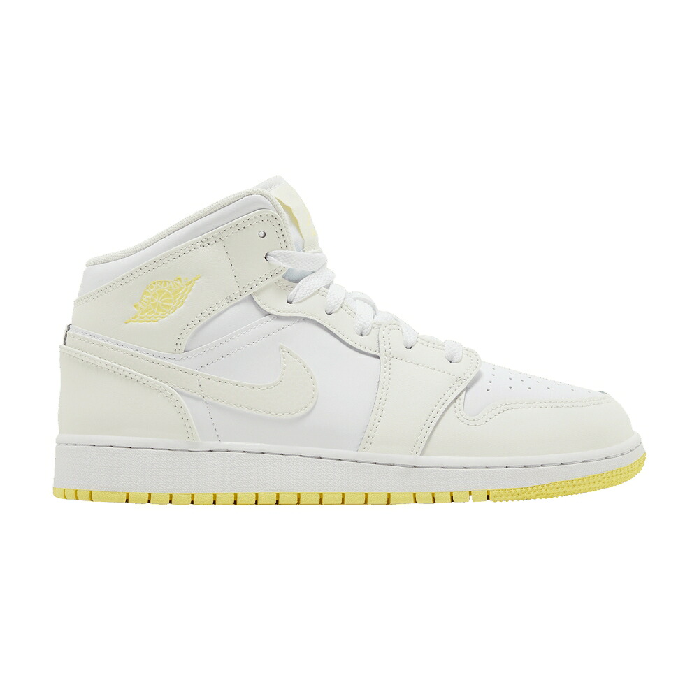 ナイキ ミッド レーザー 白色 ホワイト 橙 オレンジ エアジョーダン 'SAIL ORANGE' ジュニア キッズ AIR JORDAN AIR JORDAN 1 MID GS LIGHT LASER / SAIL WHITE LIGHT LASER ORANGE ベビー マタニティ スニーカー