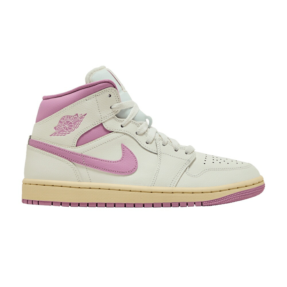 ナイキ ミッド サクラ色 エアジョーダン \u0027STRAWBERRIES \u0026 CREAM\u0027 スニーカー レディース AIR JORDAN WMNS AIR JORDAN 1 MID / SAIL PINK COCONUT MILK