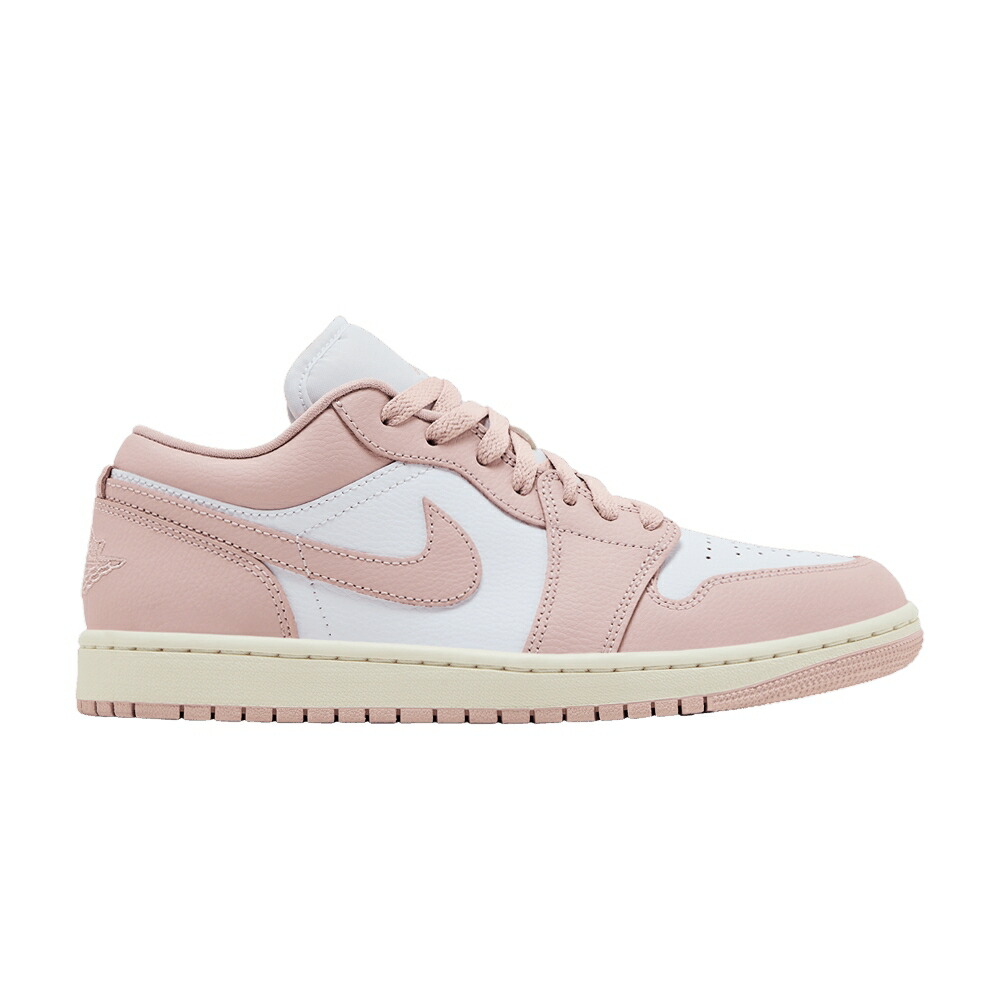 ナイキ 白いこと 白いこと サクラ色 オックスフォード エアジョーダン \u0027PINK OXFORD\u0027 スニーカー レディース AIR JORDAN WMNS AIR JORDAN 1 LOW / WHITE PINK OXFORD SAIL