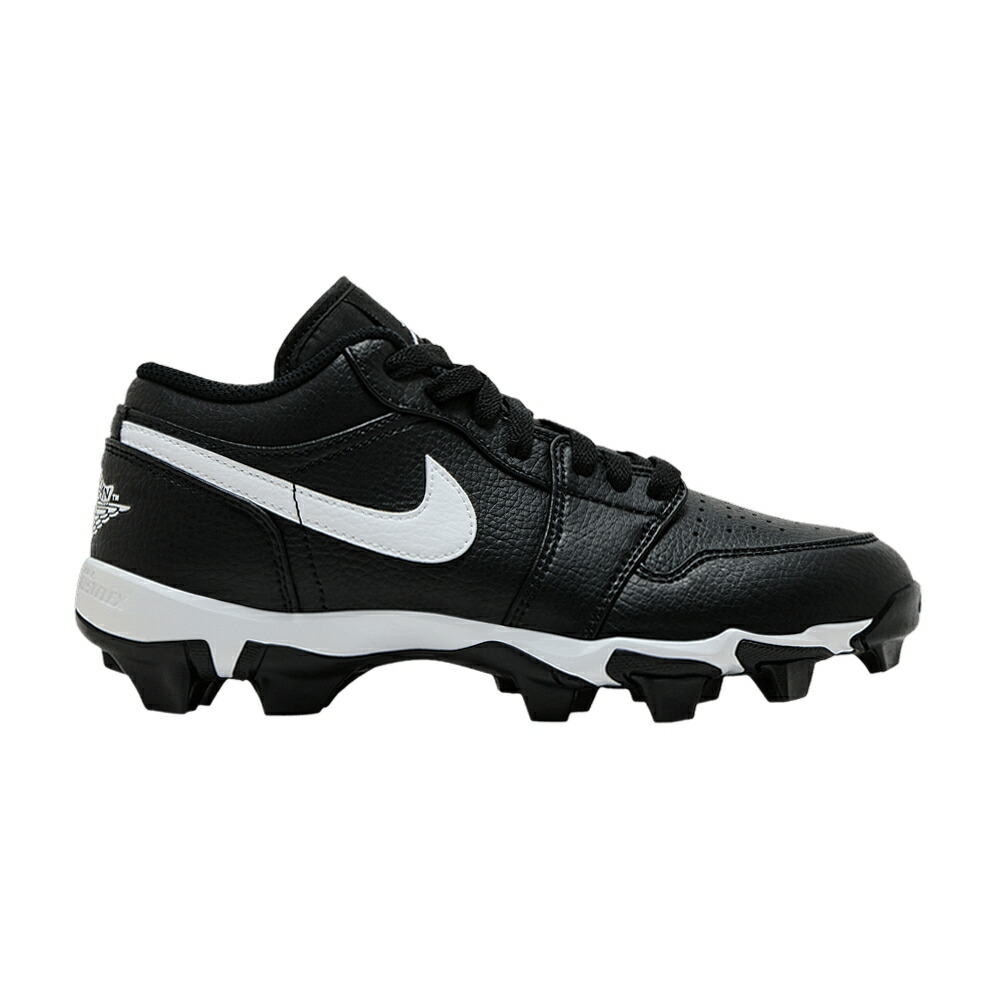 ナイキ 黒色 ブラック 白色 ホワイト エアジョーダン 'BLACK WHITE' ジュニア キッズ AIR JORDAN AIR JORDAN 1 LOW CLEAT GS / BLACK WHITE WHITE ベビー マタニティ スニーカー