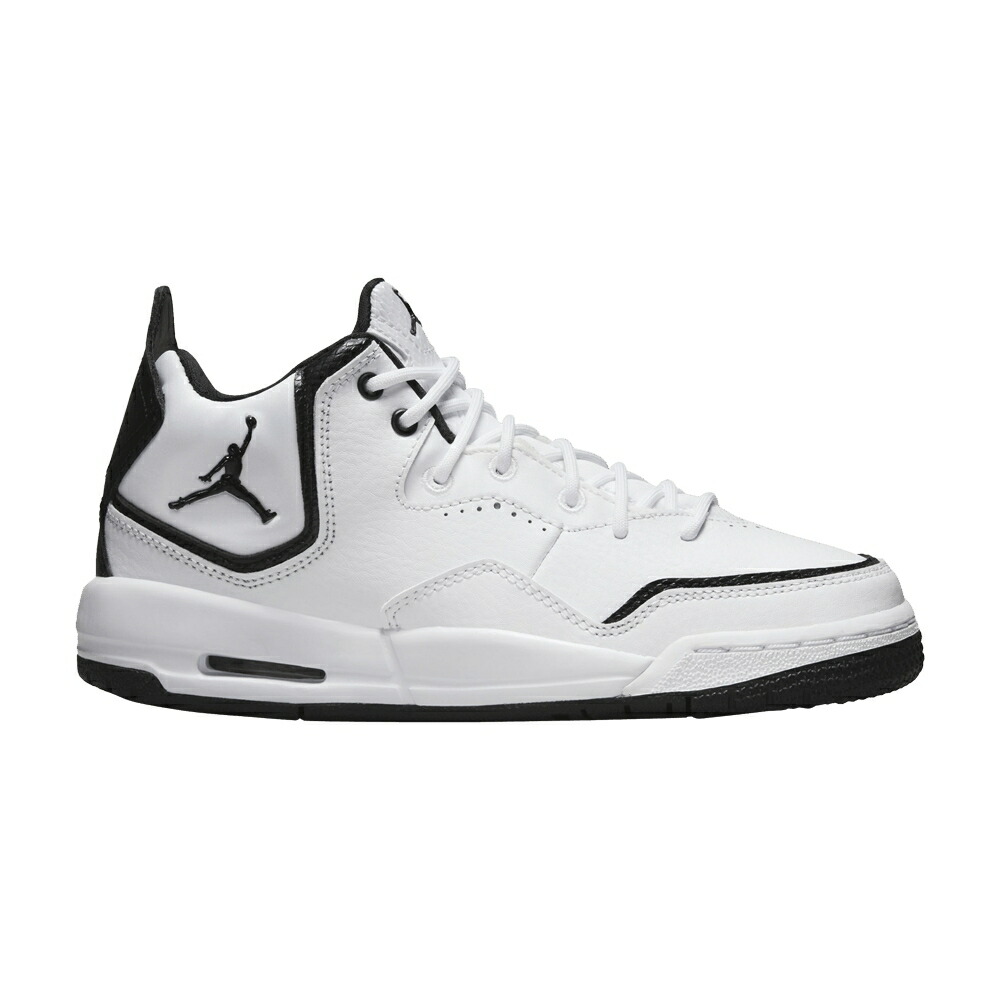 ナイキ 白色 ホワイト 黒色 ブラック エアジョーダン 'WHITE BLACK' ジュニア キッズ AIR JORDAN AIR JORDAN COURTSIDE 23 GS / WHITE BLACK BLACK ベビー マタニティ スニーカー|スニケス