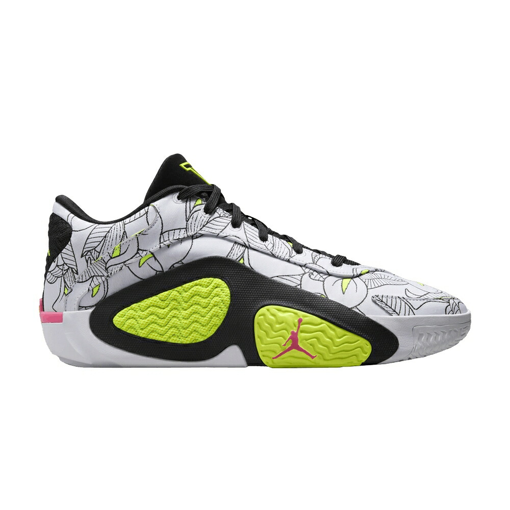ナイキ 白色 ホワイト 黒色 ブラック ピンク エアジョーダン MOMMA BOY スニーカー メンズ AIR JORDAN AIR JORDAN TATUM 2 PF / WHITE VOLT BLACK HYPER PINK