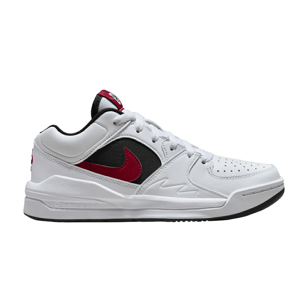 ナイキ スタジアム 黒色 ブラック 白色 ホワイト 赤 レッド エアジョーダン 'WHITE RED' ジュニア キッズ AIR JORDAN AIR JORDAN STADIUM 90 GS BLACK GYM / WHITE BLACK GYM RED ベビー マタニティ スニーカー