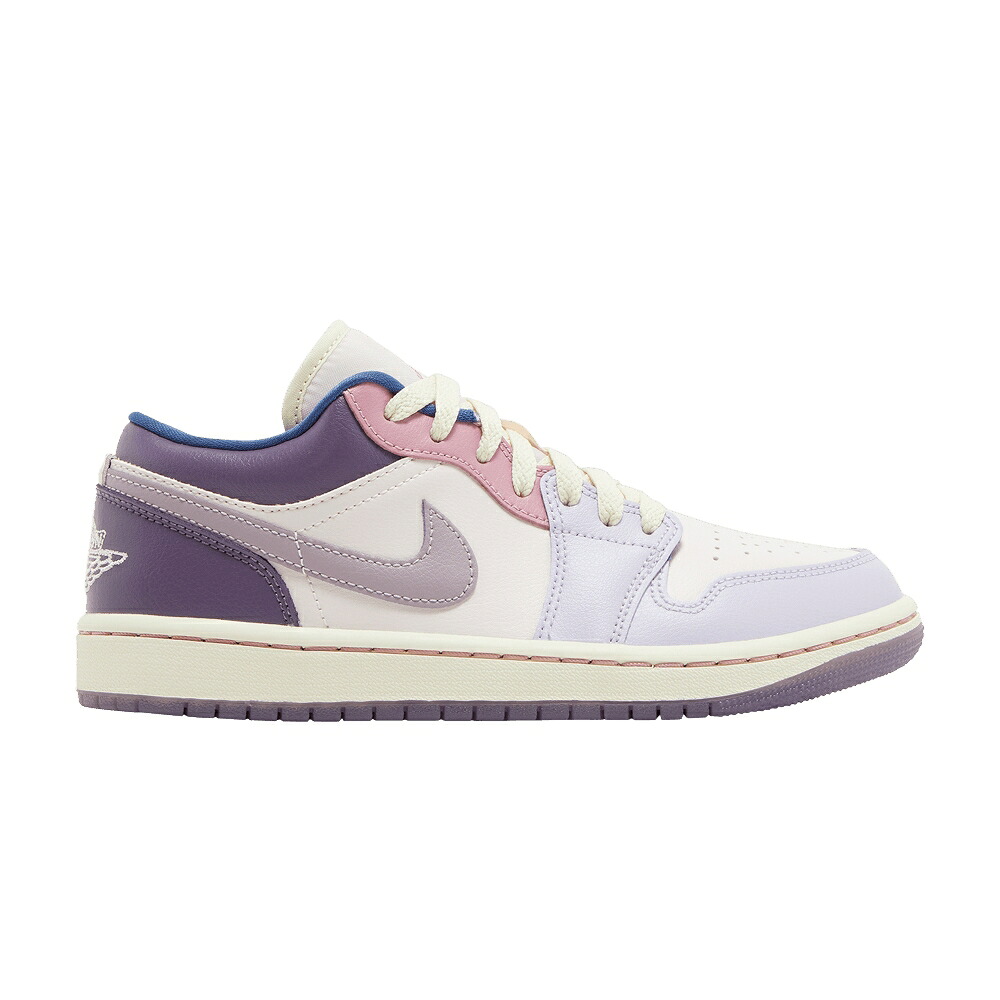ナイキ さくら色 エアジョーダン \u0027PASTEL PLUM\u0027 スニーカー レディース AIR JORDAN WMNS AIR JORDAN 1 LOW / LIGHT SOFT PINK PLUM FOG スニーカー-靴-レディース靴