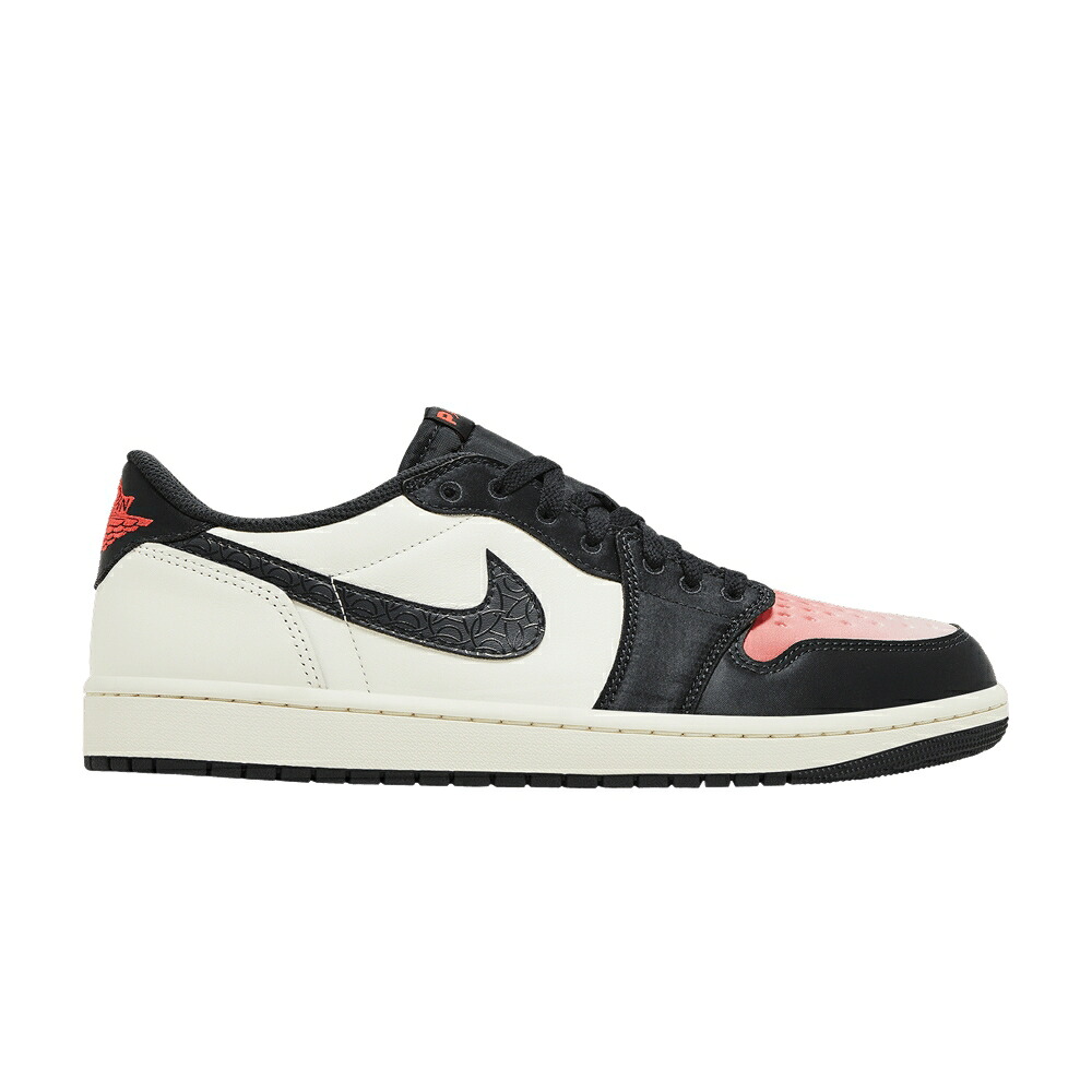 ナイキ サクラ色 エアジョーダン \u0027SAIL OXFORD\u0027 スニーカー メンズ AIR JORDAN PARIS SAINT-GERMAIN X AIR JORDAN 1 RETRO LOW OG PINK / SAIL OFF NOIR INFRARED 23 PINK 靴-スニーカー-メンズ靴