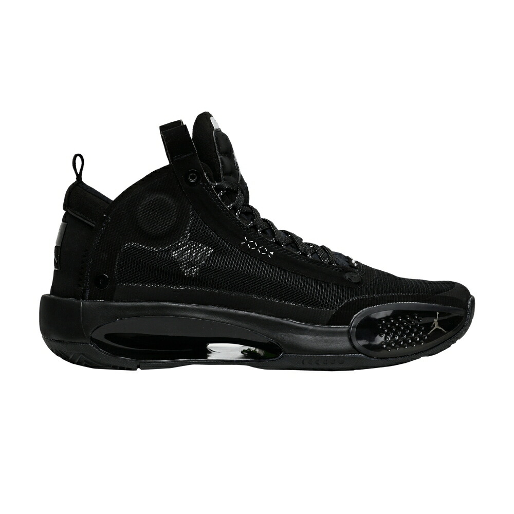 ナイキ 黒色 ブラック 灰色 グレー エアジョーダン BLACK CAT スニーカー メンズ AIR JORDAN AIR JORDAN 34 / BLACK DARK SMOKE GREY ELECTRIC