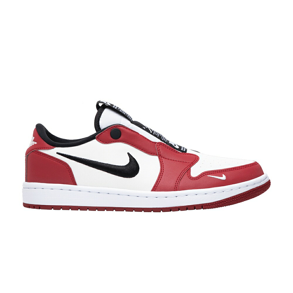 ナイキ 赤 レッド 黒色 ブラック 白色 ホワイト エアジョーダン CHICAGO スニーカー レディース AIR JORDAN WMNS AIR JORDAN 1 LOW SLIP / VARSITY RED BLACK WHITE