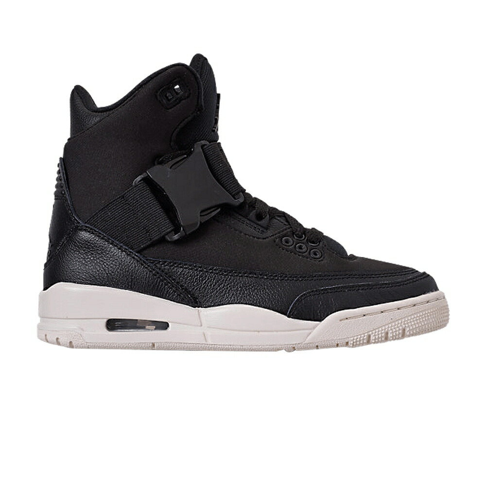ナイキ 黒いこと 黒いこと エアジョーダン \u0027BLACK SAIL\u0027 スニーカー レディース AIR JORDAN WMNS AIR JORDAN 3 RETRO EXPLORER XX / BLACK BLACK SAIL レディース靴-スニーカー