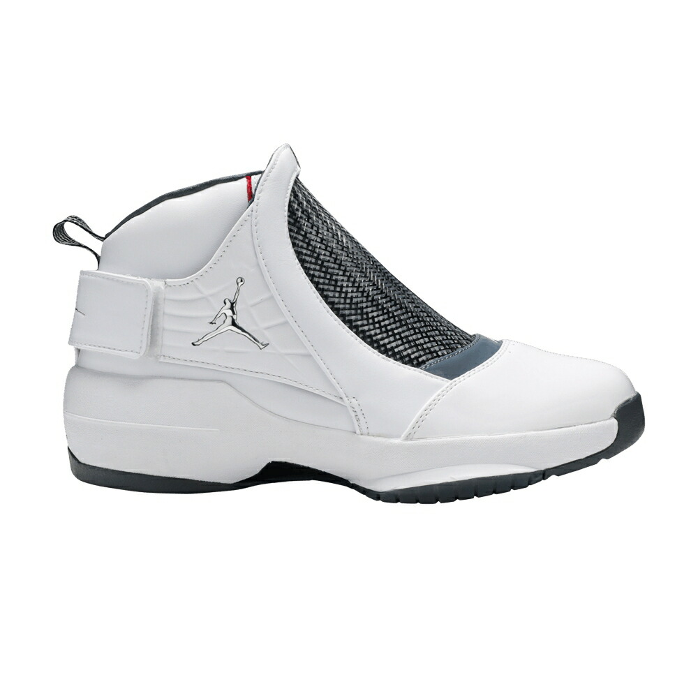 ナイキ 白色 ホワイト 灰色 グレー エアジョーダン FLINT スニーカー メンズ AIR JORDAN AIR JORDAN 19 RETRO 2019 / WHITE CHROME FLINT GREY