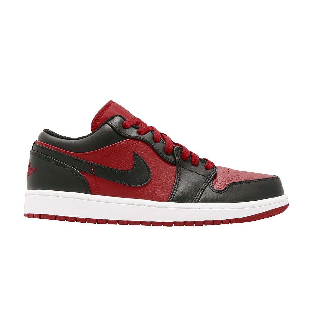 ナイキ 赤 赤いこと 黒いこと 黒いこと 白いこと 白いこと エアジョーダン \u0027GYM RED\u0027 スニーカー メンズ AIR JORDAN AIR JORDAN 1 RETRO LOW / GYM RED BLACK WHITE