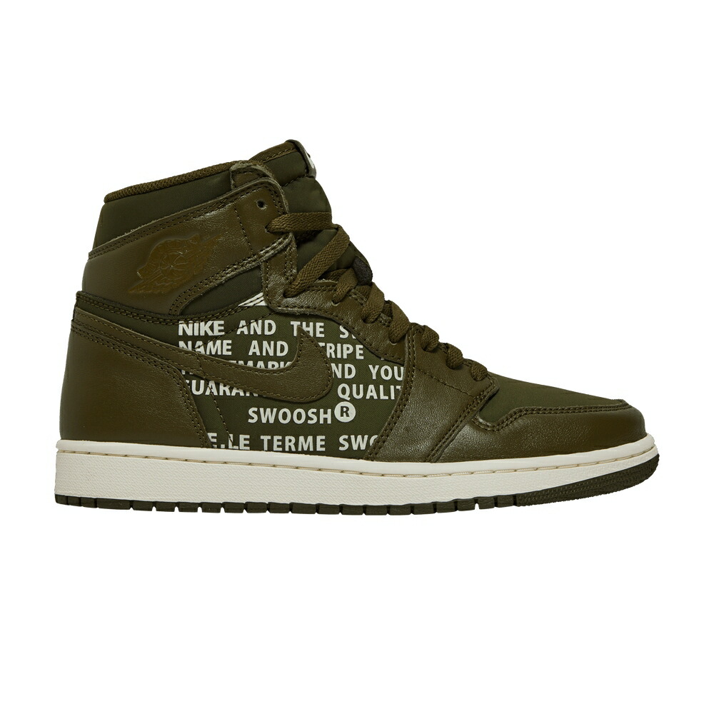 ナイキ ハイ オリーブ エアジョーダン OLIVE CANVAS スニーカー メンズ AIR JORDAN AIR JORDAN 1 HIGH OG / OLIVE CANVAS SAIL