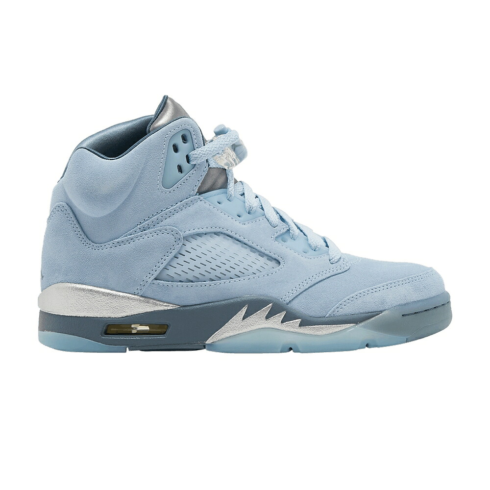 ナイキ 青味 青み 薄墨色 薄墨色 エアジョーダン \u0027BLUE BIRD\u0027 スニーカー レディース AIR JORDAN WMNS AIR JORDAN 5 RETRO / PHOTO BLUE FOOTBALL GREY