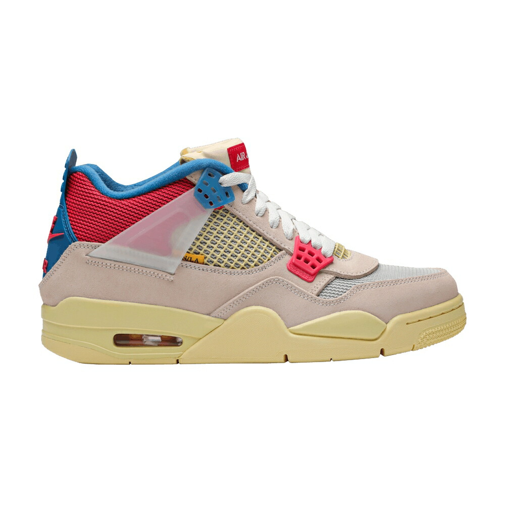 ナイキ 単位労働組合 天使の都市 エアジョーダン \u0027GUAVA ICE\u0027 スニーカー メンズ AIR JORDAN UNION 天使の都市 X AIR JORDAN 4 RETRO / GUAVA ICE LIGHT BONE BRIGADE