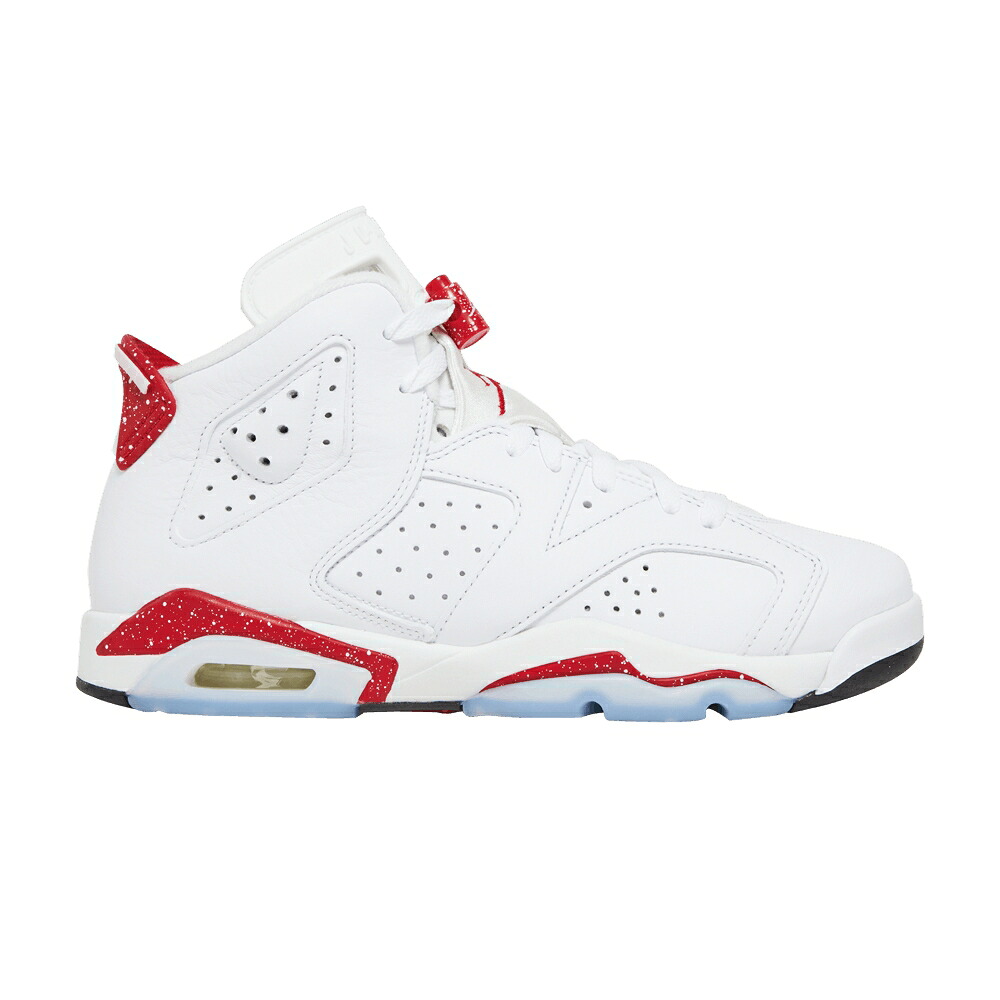ナイキ 白色 ホワイト 赤 レッド 黒色 ブラック エアジョーダン 'RED OREO' ジュニア キッズ AIR JORDAN AIR JORDAN 6 RETRO GS / WHITE UNIVERSITY RED BLACK ベビー マタニティ スニーカー|スニケス