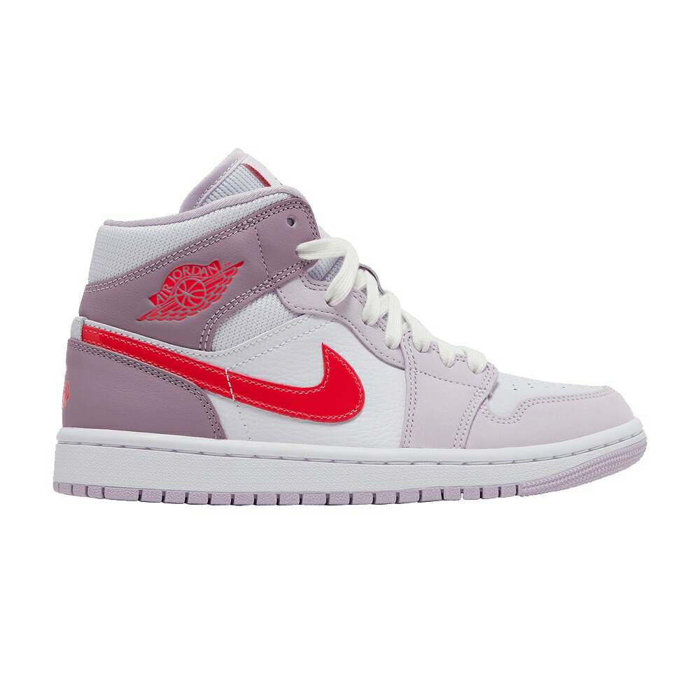 ナイキ ミッド ウェーブ ウェイブ エアジョーダン VALENTINE DAY スニーカー レディース AIR JORDAN WMNS AIR JORDAN 1 MID / IRIS WHISPER AMETHYST WAVE DOLL