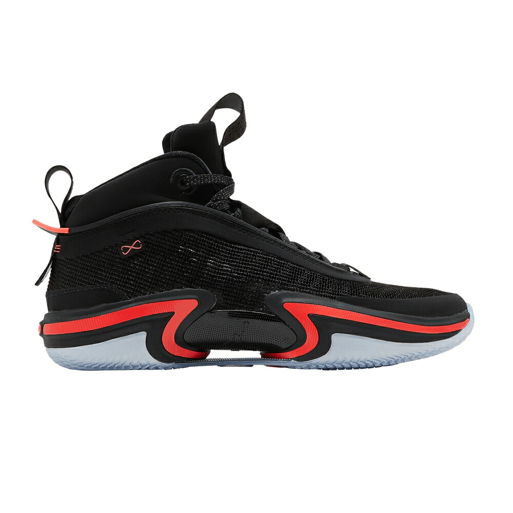 ナイキ 黒いこと 黒いこと エアジョーダン \u0027BLACK INFRARED\u0027 スニーカー メンズ AIR JORDAN AIR JORDAN 36 / BLACK INFRARED 23