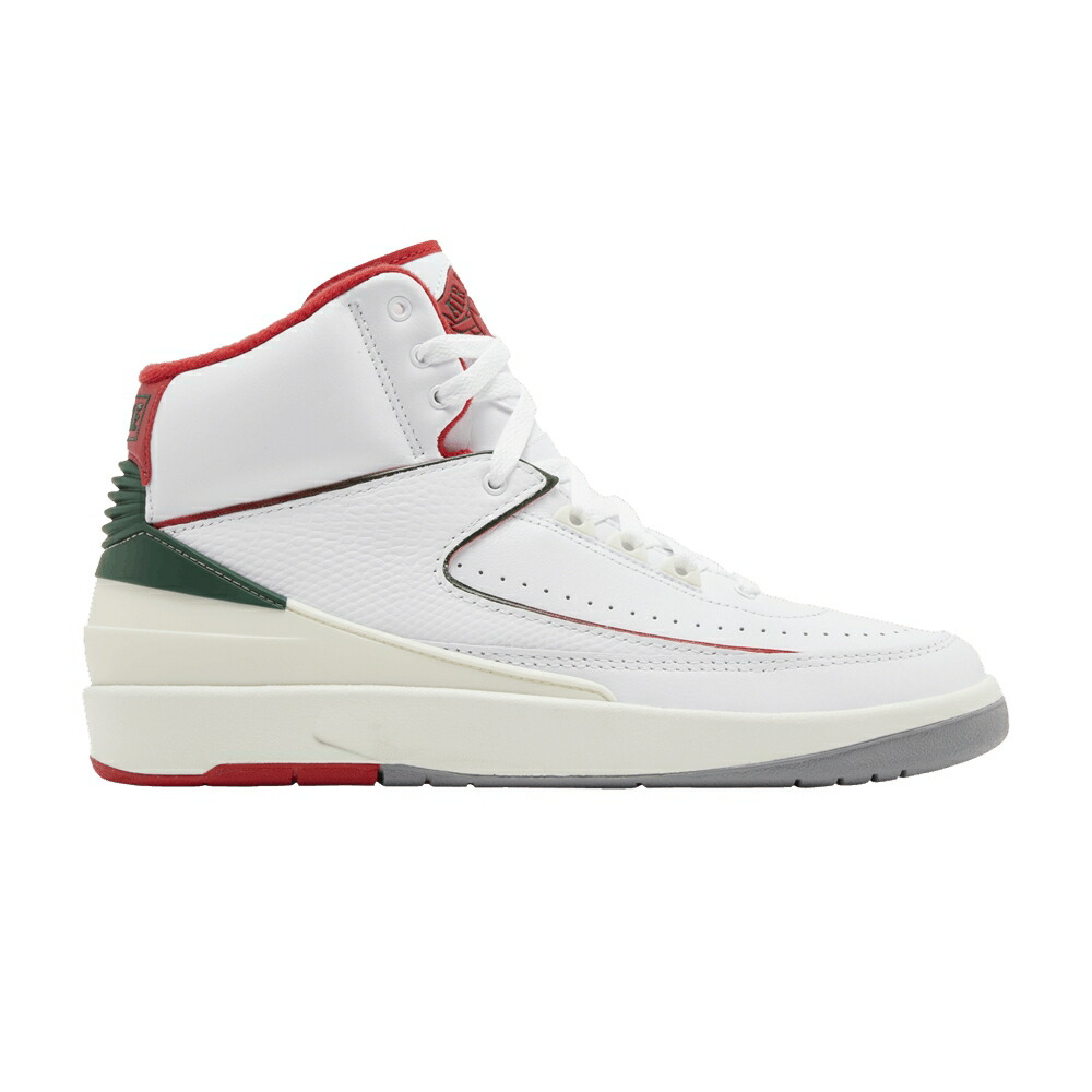ナイキ 白色 ホワイト ファイア 赤 レッド 灰色 シメント エアジョーダン ORIGINS スニーカー メンズ AIR JORDAN AIR JORDAN 2 RETRO / WHITE FIRE RED FIR SAIL CEMENT