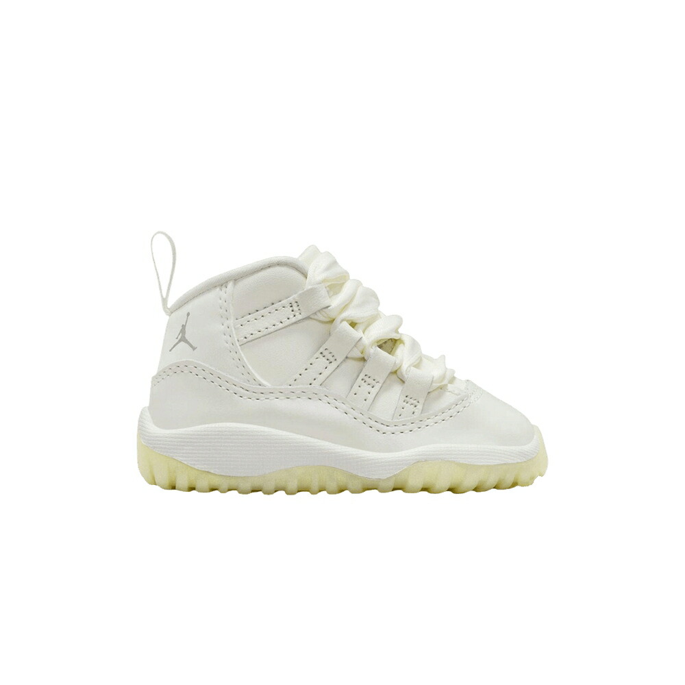 ナイキ グランド パール 灰色 グレー 白色 ホワイト エアジョーダン 'PEARL FINALE' ベビー AIR JORDAN AIR JORDAN 11 RETRO TD / GRAND SAIL PEARL GREY WHITE METALLIC