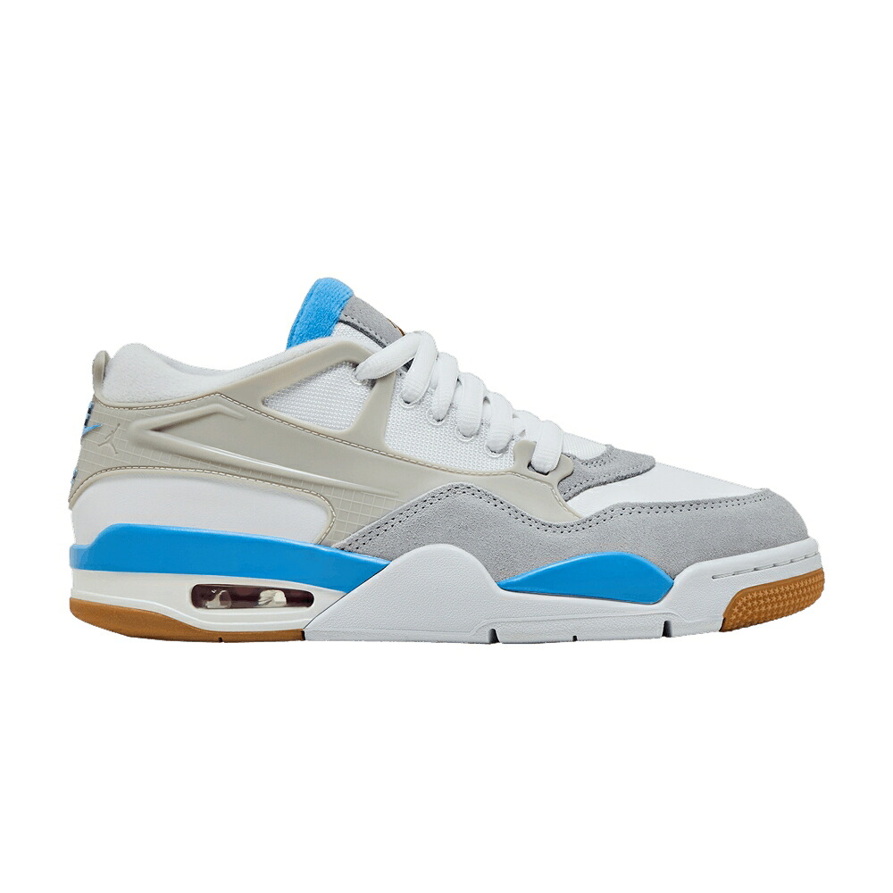 ナイキ 白いこと 白いこと 薄墨色 薄墨色 エアジョーダン \u0027UNIVERSITY BLUE\u0027 スニーカー メンズ AIR JORDAN AIR JORDAN 4 RM / WHITE NEUTRAL GREY UNIVERSITY