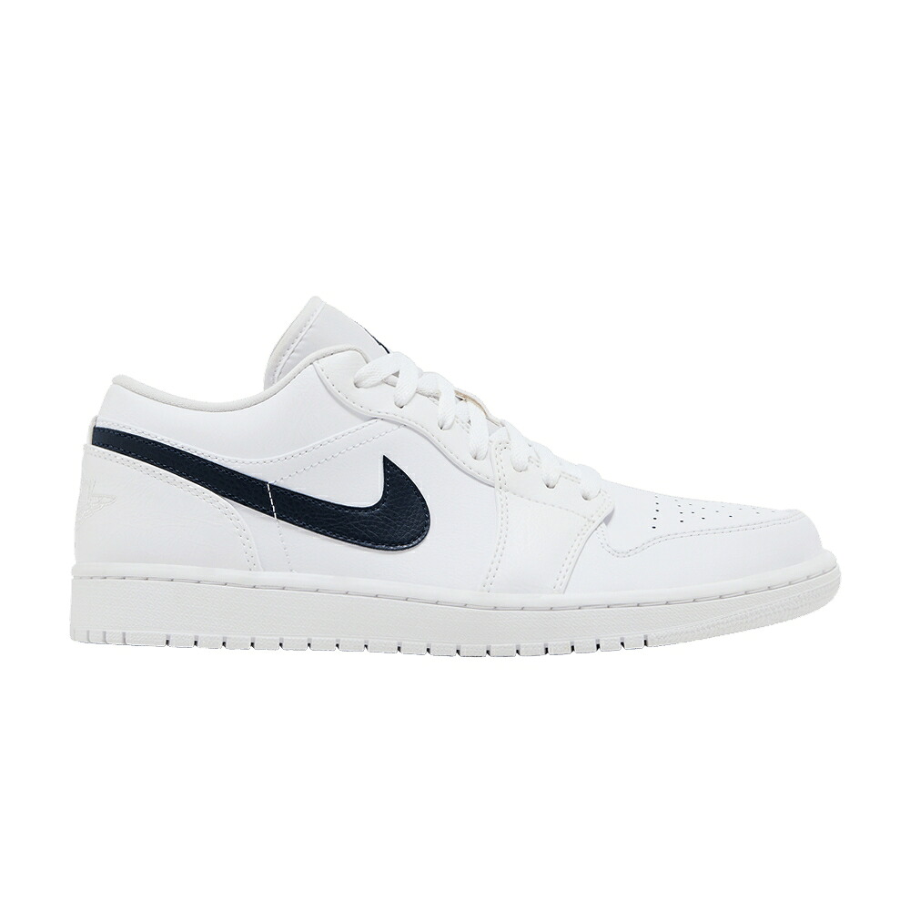 ナイキ 白いこと 白いこと エアジョーダン \u0027WHITE OBSIDIAN\u0027 スニーカー メンズ AIR JORDAN AIR JORDAN 1 LOW / WHITE OBSIDIAN WHITE
