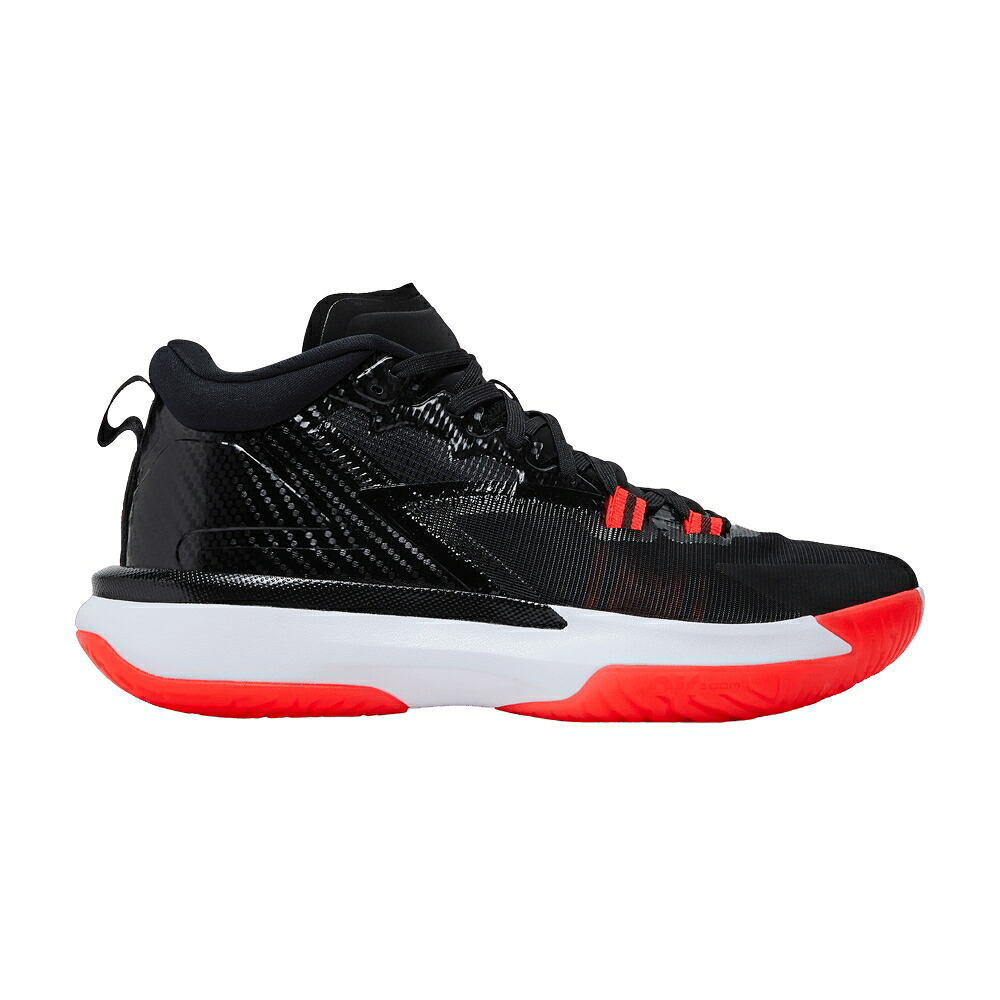 ナイキ 黒色 ブラック 白色 ホワイト クリムゾン エアジョーダン 'BLOODLINE' スニーカー メンズ AIR JORDAN AIR JORDAN ZION 1 / BLACK WHITE BRIGHT CRIMSON