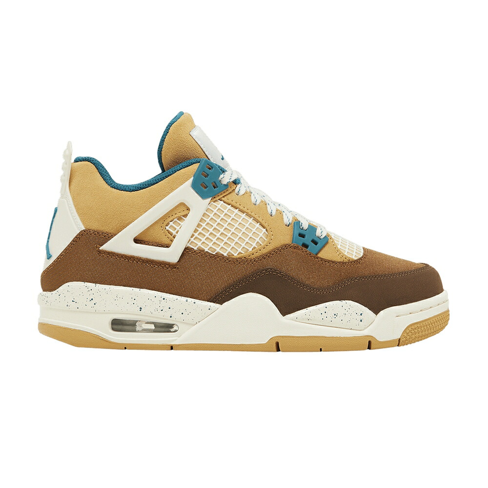 ナイキ 茶色 ブラウン エアジョーダン 'CACAO WOW' ジュニア キッズ AIR JORDAN AIR JORDAN 4 RETRO GS / CACAO WOW GEODE TEAL ALE BROWN ベビー マタニティ スニーカー