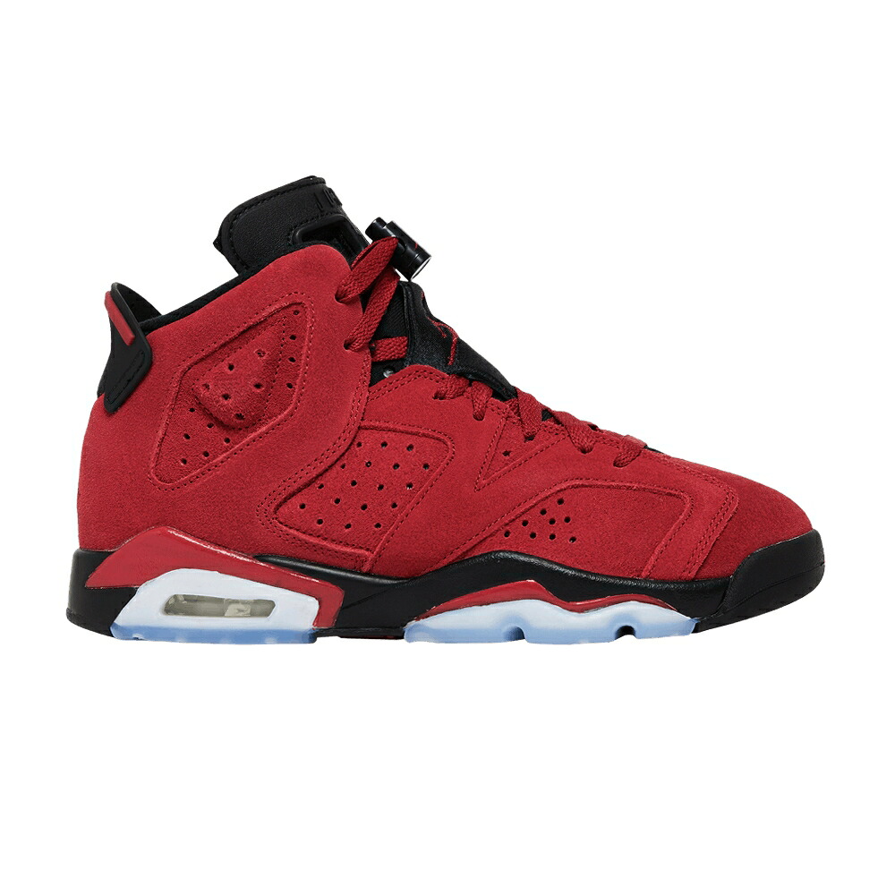 ナイキ 赤 レッド 黒色 ブラック エアジョーダン 'TORO BRAVO' ジュニア キッズ AIR JORDAN AIR JORDAN 6 RETRO GS / VARSITY RED BLACK ベビー マタニティ スニーカー｜スニケス