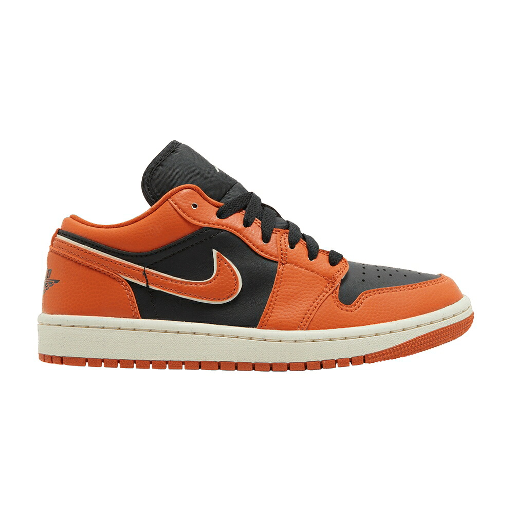 ナイキ 黒いこと 黒いこと エアジョーダン \u0027SPORT SPICE\u0027 スニーカー レディース AIR JORDAN WMNS AIR JORDAN 1 LOW SE / SPORT SPICE BLACK COCONUT MILK