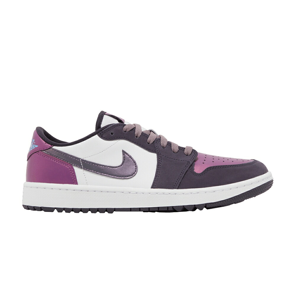 ナイキ ゴルフ 白いこと 白いこと 紫 パープル エアジョーダン \u0027PURPLE SMOKE\u0027 スニーカー メンズ AIR JORDAN AIR JORDAN 1 LOW GOLF NRG / WHITE CAVE PURPLE PURPLE SMOKE スニーカー-メンズ靴