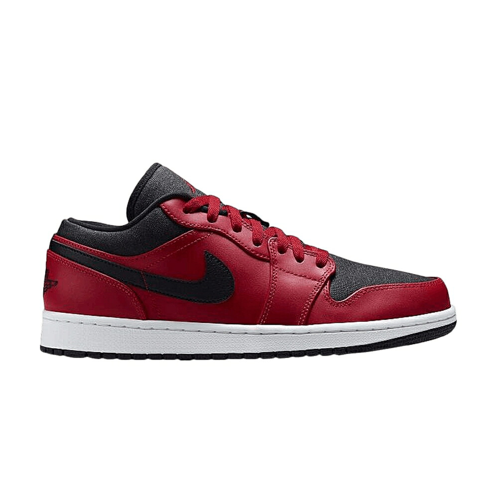 ナイキ 赤 レッド 白色 ホワイト 黒色 ブラック エアジョーダン 'GYM RED' スニーカー メンズ AIR JORDAN AIR JORDAN 1 LOW / GYM RED WHITE BLACK｜スニケス