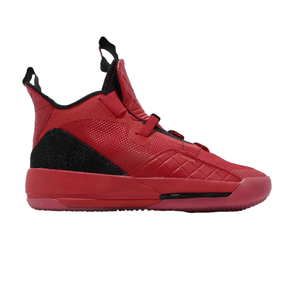ナイキ 赤 レッド 黒色 ブラック 白色 ホワイト エアジョーダン FULL RED スニーカー メンズ AIR JORDAN AIR JORDAN 33 PF / UNIVERSITY RED BLACK SAIL WHITE
