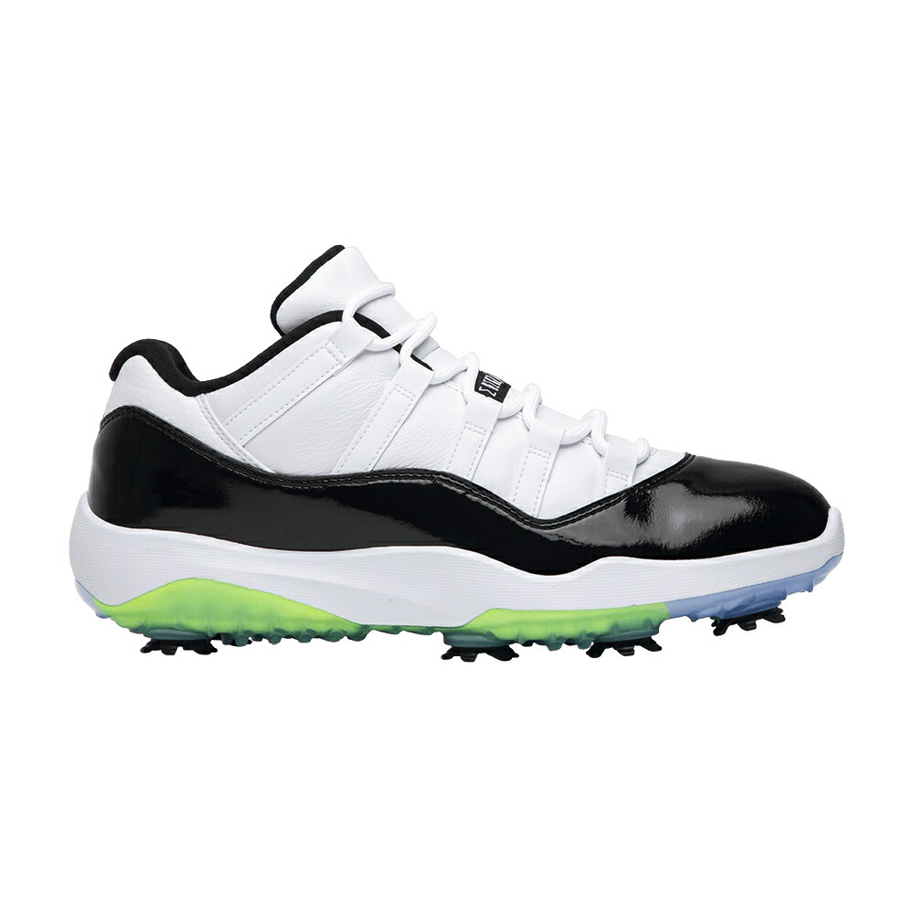 ナイキ ゴルフ 白色 ホワイト 黒色 ブラック コンコルド コンコード エアジョーダン CONCORD スニーカー メンズ AIR JORDAN AIR JORDAN 11 LOW GOLF / WHITE BLACK DARK CONCORD