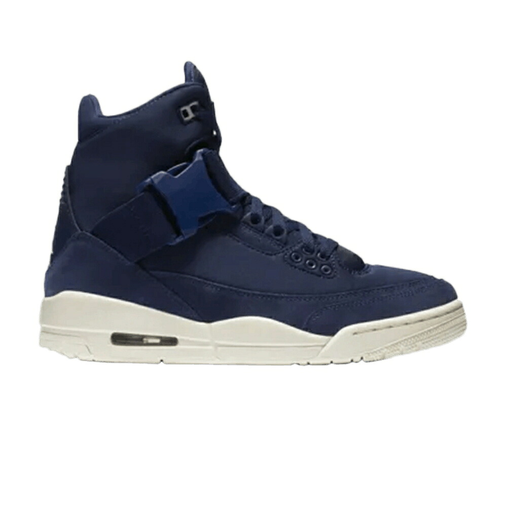 ナイキ 紺色 米国海軍 皮膚軟化剤 エアジョーダン \u0027MIDNIGHT NAVY\u0027 スニーカー レディース AIR JORDAN WMNS AIR JORDAN 3 RETRO EXPLORER XX / MIDNIGHT NAVY LIGHT CREAM LIGHT