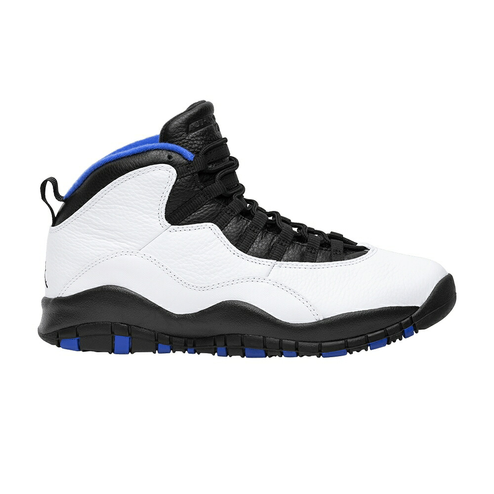 ナイキ 白いこと 白いこと 黒いこと 黒いこと エアジョーダン \u0027ORLANDO\u0027 スニーカー メンズ AIR JORDAN AIR JORDAN 10 RETRO 2018 / WHITE BLACK ROYAL METALLIC