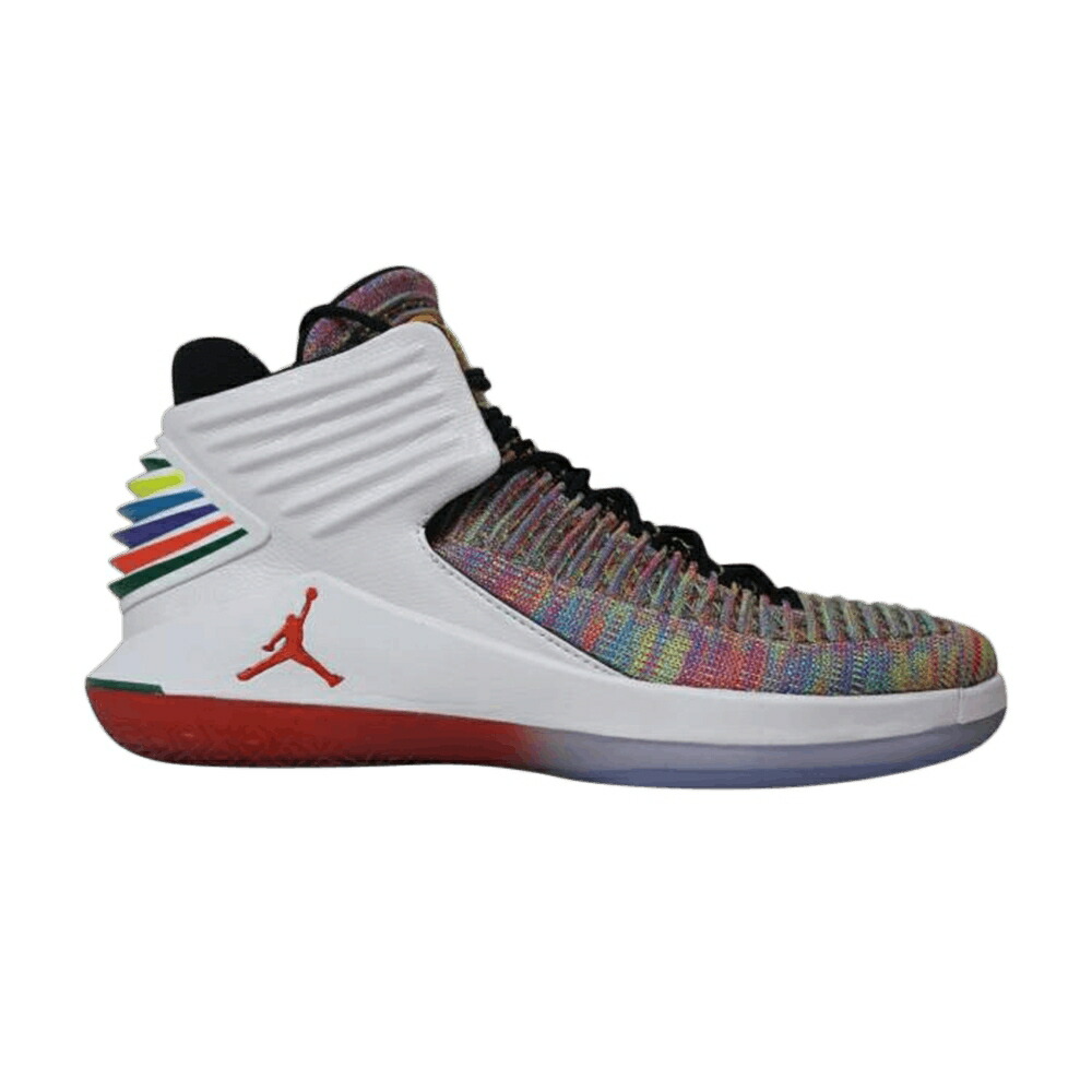 ナイキ 白色 ホワイト ラッシュ 橙 オレンジ 黒色 ブラック エアジョーダン 'GATORADE RAINBOW' & スニーカー メンズ AIR JORDAN AIR JORDAN 32 FRIENDS FAMILY / WHITE RUSH ORANGE BLACK