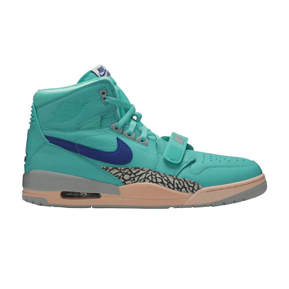 ナイキ レガシー 翡翆 ジェード 青味 青み エアジョーダン \u0027HYPER JADE\u0027 スニーカー メンズ AIR JORDAN AIR JORDAN LEGACY 312 / HYPER JADE BRIGHT BLUE