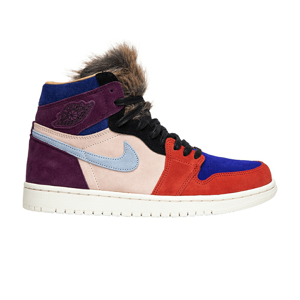 ナイキ ご機嫌 中核グループ 混雑時 エアジョーダン \u0027COURT LUX\u0027 スニーカー レディース AIR JORDAN ALEALI MAY X WMNS AIR JORDAN 1 RETRO HIGH / CORE BORDEAUX SUNSET TINT RUSH