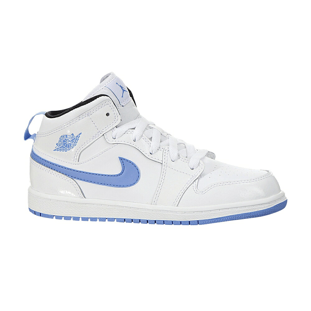 ナイキ ミッド 白色 ホワイト レジェンド 青色 ブルー 黒色 ブラック エアジョーダン 'LEGEND BLUE' スニーカー メンズ AIR JORDAN AIR JORDAN 1 RETRO MID BP / WHITE LEGEND BLUE BLACK|スニケス