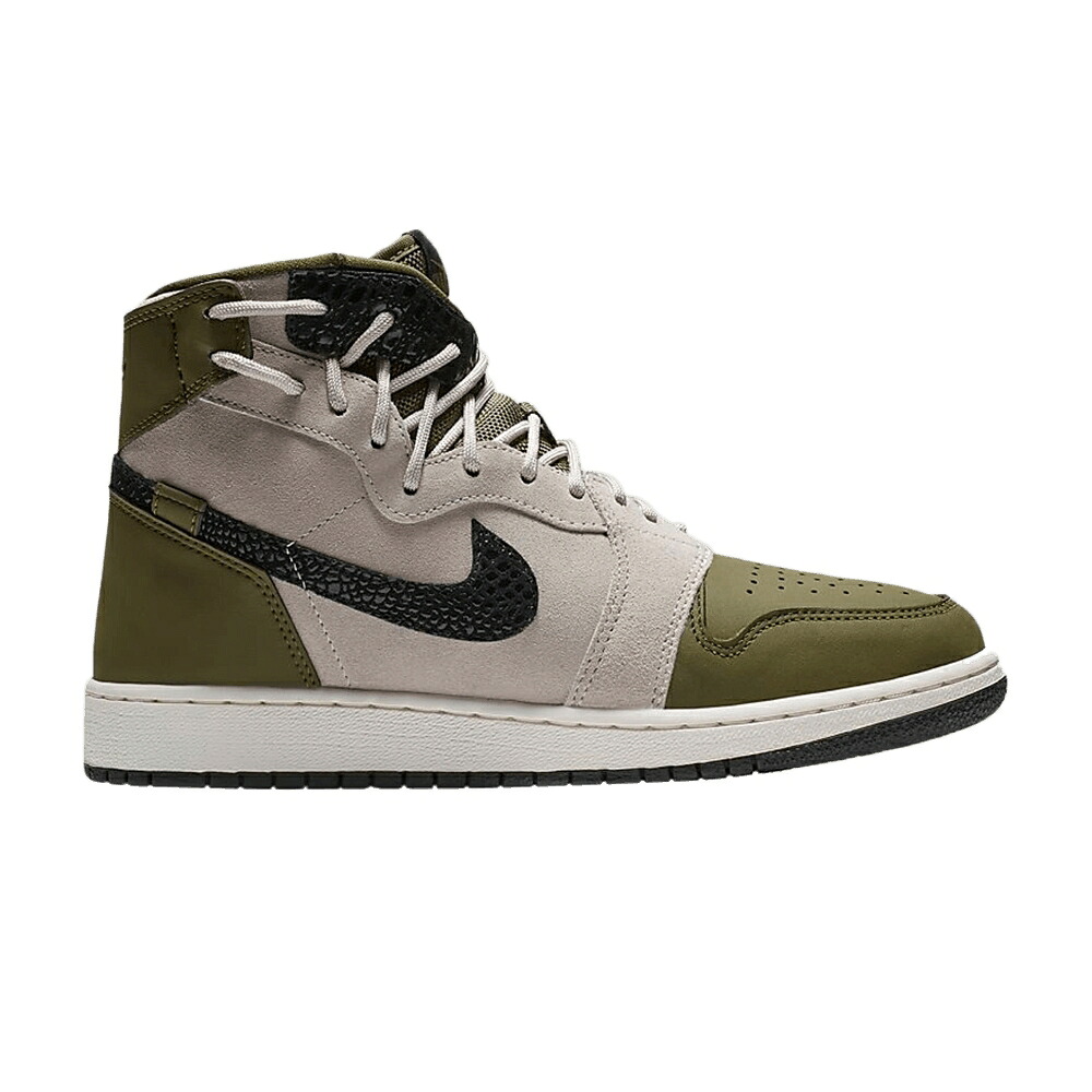 ナイキ レベル オリーブ 黒色 ブラック エアジョーダン 'OLIVE CANVAS' スニーカー レディース AIR JORDAN WMNS AIR JORDAN 1 REBEL XX / OLIVE CANVAS MOON PARTICLE BLACK｜スニケス
