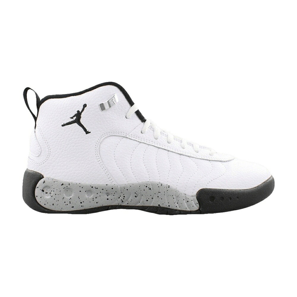 ナイキ ジャンプマン プロ 白色 ホワイト 黒色 ブラック 灰色 グレー エアジョーダン スニーカー メンズ AIR JORDAN AIR JORDAN JUMPMAN PRO BG / WHITE BLACK WOLF GREY｜スニケス