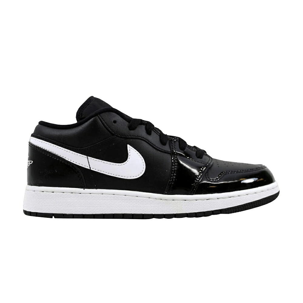 ナイキ 黒色 ブラック 白色 ホワイト エアジョーダン 'BLACK' スニーカー メンズ AIR JORDAN AIR JORDAN 1 RETRO LOW BG / BLACK WHITE WHITE|スニケス