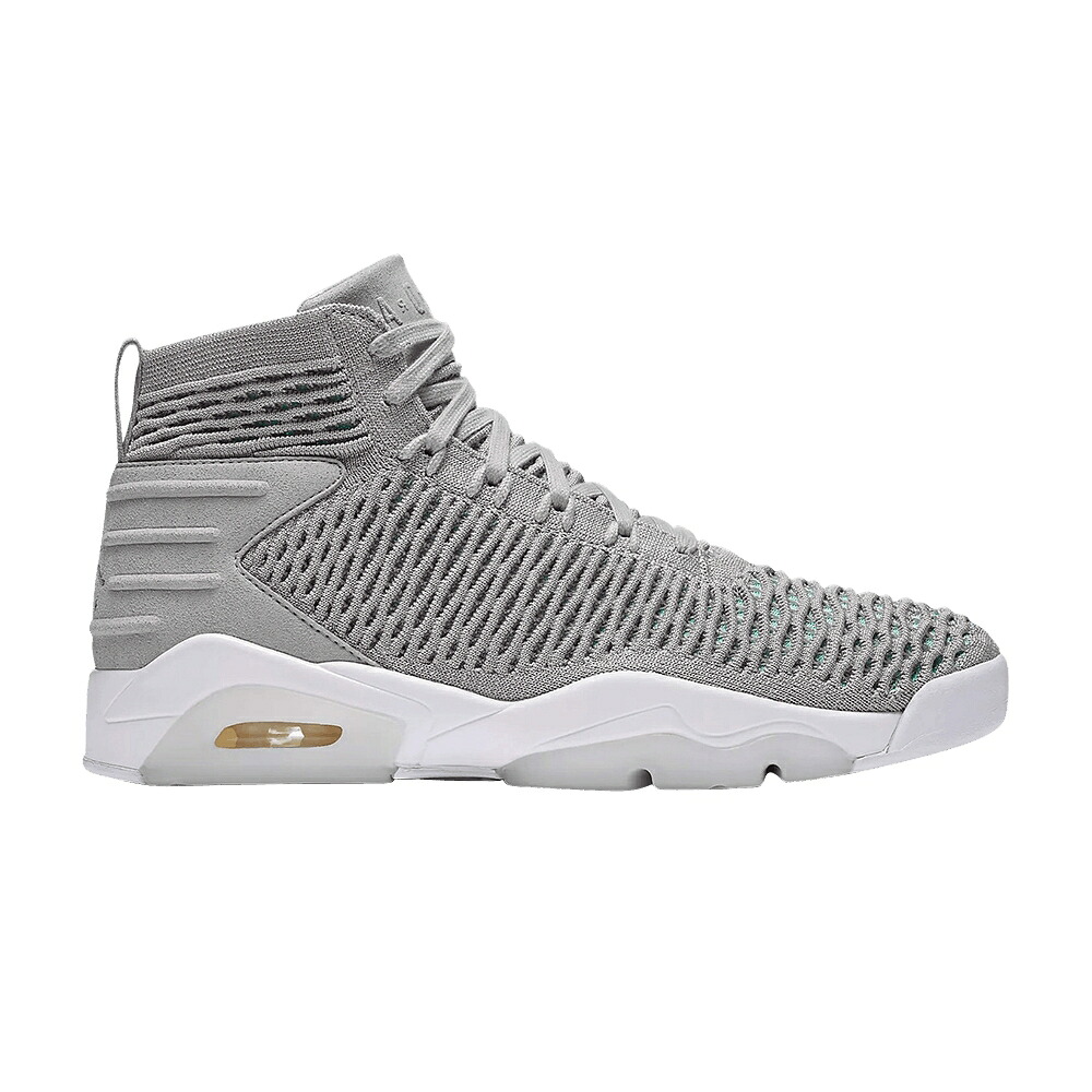 ナイキ フライニット 灰色 グレー ライズ エアジョーダン 'GREY' スニーカー メンズ AIR JORDAN AIR JORDAN FLYKNIT ELEVATION 23 / ATMOSPHERE GREY EMERALD RISE|スニケス