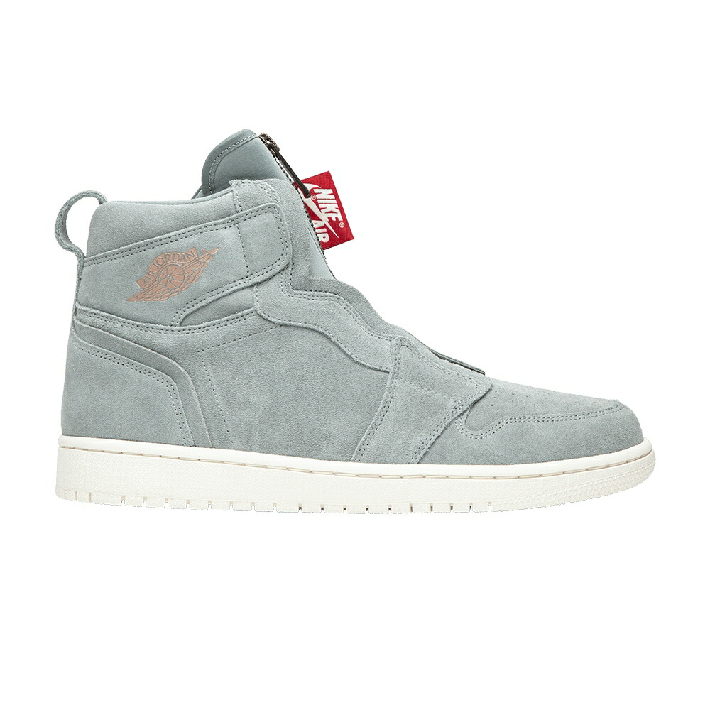 ナイキ ハイ 緑 グリーン 赤 レッド エアジョーダン MICA GREEN スニーカー レディース AIR JORDAN WMNS AIR JORDAN 1 RETRO HIGH ZIP / MICA GREEN SAIL METALLIC RED