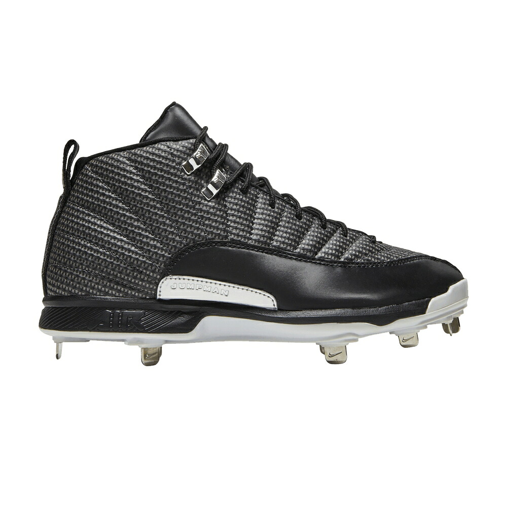 ナイキ 灰色 グレー 黒色 ブラック エアジョーダン 'GREY BLACK' スニーカー メンズ AIR JORDAN AIR JORDAN 12 RETRO MCS / GREY BLACK